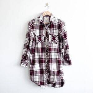 Wilfred Free // plaid long dress or top // oversized // Size XS // EUC